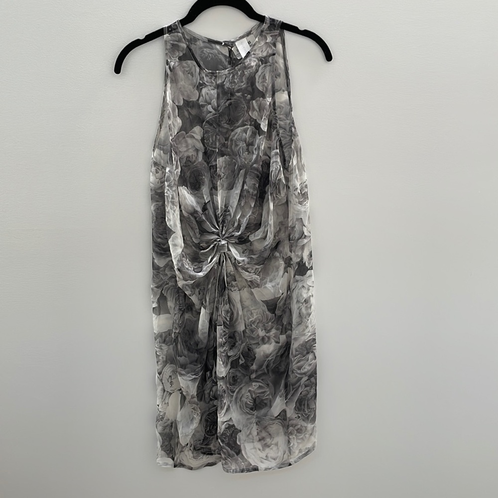 Zimmerman black and grey floral dress. Size small.